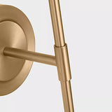 Mendota One Light Bath Light Satin Brass By Generation Lighting - Detailed View2