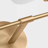 Mendota Vanity Light 2 Lights Satin Brass By Generation Lighting - Detailed View2
