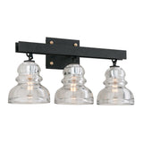 Menlo Park Bath and Vanity Light - 3-Light - Textured Iron by Troy Lighting