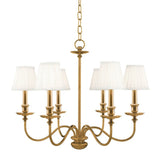 Menlo Park Chandelier - 6-Light by Hudson Valley
