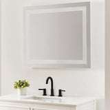 Mera Rectangular Mirror Small By Generation Lighting - Lifestyle View6