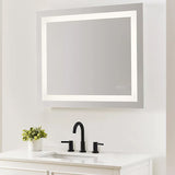 Mera Rectangular Mirror Small By Generation Lighting - Lifestyle View7