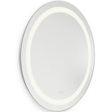Mera Round Mirror Medium By Generation Lighting - Side View2