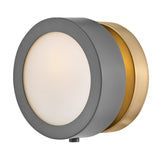 Mercer Small Adjustable Single Light Sconce - Dark Matte Grey - by Hinkley