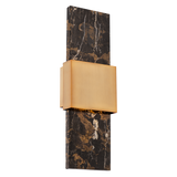 Mercer Wall Sconce By Modern Forms Black Aged Brass Finish