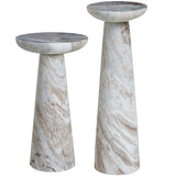 Mercura Accent Table Large White By Renwil - Front View