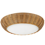 Merida Flush Mount 14 Inch By Alora - Front View1