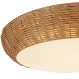 Merida Flush Mount 17 Inch By Alora - Detailed View