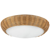Merida Flush Mount 17 Inch By Alora - Front View1
