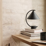 Meridian Portable Table Lamp Black By Ferm Living Lifestyle View