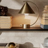 Meridian Portable Table Lamp Brass By Ferm Living Lifestyle View 2