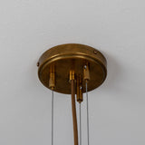 Merlot Chandelier - Antique Brass