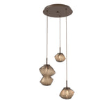Mesa Multi-Light Chandelier By Hammerton, Number Of Lights: 3 Light, Color: Bronze, Finish: Flat Bronze