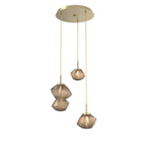 Mesa Multi-Light Chandelier By Hammerton, Number Of Lights: 3 Light, Color: Bronze, Finish: Heritage Brass