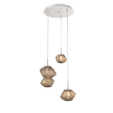 Mesa Multi-Light Chandelier By Hammerton, Number Of Lights: 3 Light, Color: Bronze, Finish: Metallic Beige Silver
