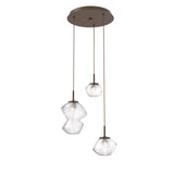Mesa Multi-Light Chandelier By Hammerton, Number Of Lights: 3 Light, Color: Clear, Finish: Flat Bronze