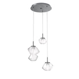 Mesa Multi-Light Chandelier By Hammerton, Number Of Lights: 3 Light, Color: Clear, Finish: Gunmetal