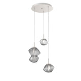 Mesa Multi-Light Chandelier By Hammerton, Number Of Lights: 3 Light, Color: Smoke, Finish: Metallic Beige Silver