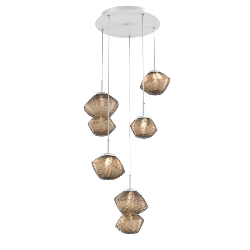 Mesa Multi-Light Chandelier By Hammerton, Number Of Lights: 5 Light, Color: Bronze, Finish: Classic Silver