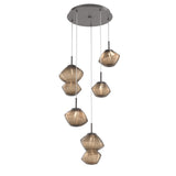 Mesa Multi-Light Chandelier By Hammerton, Number Of Lights: 5 Light, Color: Bronze, Finish: Graphite