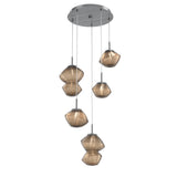 Mesa Multi-Light Chandelier By Hammerton, Number Of Lights: 5 Light, Color: Bronze, Finish: Gunmetal