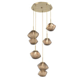 Mesa Multi-Light Chandelier By Hammerton, Number Of Lights: 5 Light, Color: Bronze, Finish: Heritage Brass