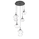 Mesa Multi-Light Chandelier By Hammerton, Number Of Lights: 5 Light, Color: Clear, Finish: Matte Black