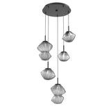 Mesa Multi-Light Chandelier By Hammerton, Number Of Lights: 5 Light, Color: Smoke, Finish: Matte Black