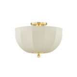 Meshelle Flush Mount - Aged Brass