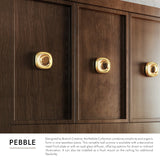 Metallic Brass Pebble Wall Sconce by Kuzco Lighting