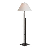 Metra Double Floor Lamp, shown in Dark Smoke, by Hubbardton Forge