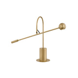 Micro-Orbiter Rechargeable Table Lamp - Modern Brass by Sonneman