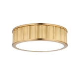 Middlebury Flush Mount - Round - 13 Inch - Aged Brass by Hudson Valley