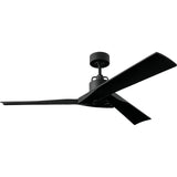 Midnight Black Housing with Midnight Black Blades Alma Smart 52inch Ceiling Fan by Visual Comfort Fans