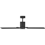 Midnight Black Housing with Midnight Black Blades Cleancut Smart 54inch LED Ceiling Fan by Visual Comfort Fans