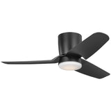 Midnight Black Housing with Midnight Black Blades Colgin 44inch Hugger LED Ceiling Fan by Visual Comfort Fans