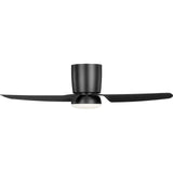 Midnight Black Housing with Midnight Black Blades Colgin 44inch Hugger LED Ceiling Fan by Visual Comfort Fans
