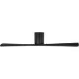 Midnight Black Housing with Midnight Black Blades Plank Smart 52" Hugger Ceiling Fan by Visual Comfort Fans