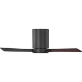Midnight Black Housing with Midnight Black Blades Rozzen 32inch Hugger Ceiling Fan by Visual Comfort Fans