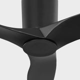 Midnight Black Housing with Midnight Black Blades Seyra Smart 44" Hugger LED Ceiling Fan by Visual Comfort Fans