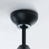 Midnight Black Housing with Midnight Black Blades Topan Smart 52inch LED Ceiling Fan by Visual Comfort Fans