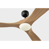 Midnight Black Housing with Natural Honey Blades Maverick Smart 60inch Ceiling Fan by Visual Comfort Fans