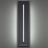 Midnight Outdoor Wall Sconce By 26 Inch Modern Forms Lifestyle View