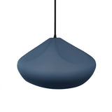 Midnight Sky-Black Cord Crease Large Ceramic Pendant by Justice Design