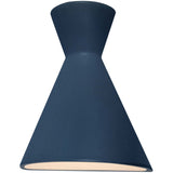 Midnight Sky Ceramic Retro LED Wall Sconce-Closed Top by Justice Design
