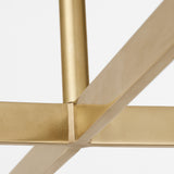 Midrand Crystal Chandelier Large Hand Rubbed Antique Brass By Visual Comfort Modern - Detailed View21