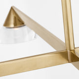 Midrand Crystal Chandelier Medium Hand Rubbed Antique Brass By Visual Comfort Modern - Detailed View21