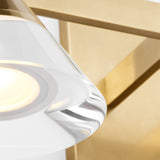 Midrand Crystal Vanity Light 15 Inch Hand Rubbed Antique Brass By Visual Comfort Modern - Detailed View1