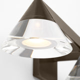 Midrand Crystal Vanity Light 26 Inch Bronze By Visual Comfort Modern - Detailed View2