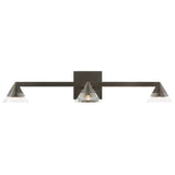 Midrand Crystal Vanity Light 26 Inch Bronze By Visual Comfort Modern
